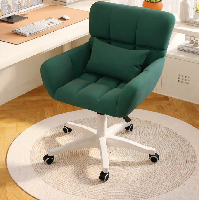 Комп’ютерне крісло з подушкою, зелений