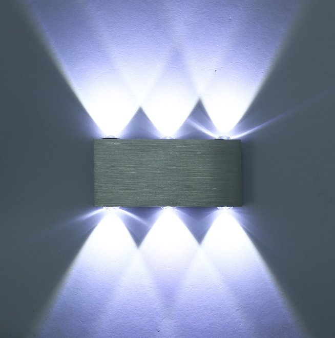 Настінний LED світильник Up & Down з алюмінію, 18W, біле світло