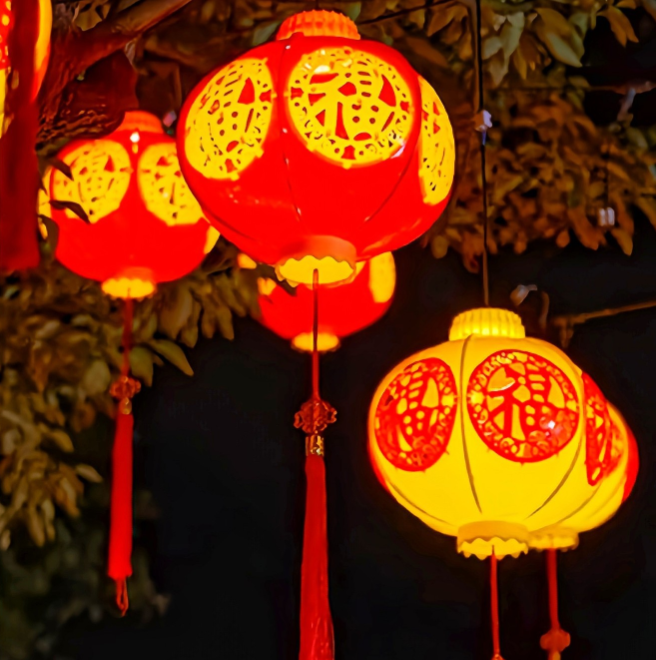 Підвісний декоративний LED ліхтар «Китайський ліхтар» для вулиці